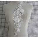 1pc Weiß Stickerei Schöne Spitze Kragen Dekoration Stoff Für Sewing Supplies Spitze Stoff Kleid