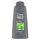 Dove Men + Care Fresh & Clean 2-in-1 Shampoo & Conditioner for Dry Hair with Caffeine and Menthol 750 ml