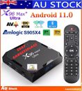 ✅AU STOCK X96 Max Plus Ultra  4GB + 32GB TV Box Android 11 S905X4 Wifi Bluetooth