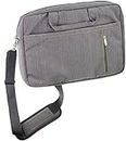 Navitech Grey Sleek Water Resistant Laptop Bag - Compatible with HP Laptop 17-cn2003sf 17", Grey, One Size, Grey, One Size