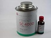 Rema Tip Top CEMENT SC 4000 525260-30 - Pegamento para goma de goma, metal de goma, tejido de goma y tejido (700 g), color negro