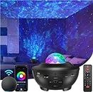 Star Projector Galaxy Light Projector Compatible with Alexa & Google,Bluetooth Speaker, Multiple Colors Dynamic Projections Star Night Light Projector for Kids Adults Bedroom Decor Aesthetic