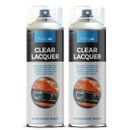 2x Simply Clear Lacquer 500ML Top Coat Gloss Finish Car Automotive Motorcycle