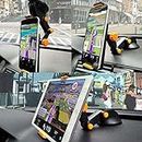 MODERN IN Long Arm Car Phone Cradles Mounts Tablet Stands Triple-Arm Super Steady Holder for Dashboard and Windshield.