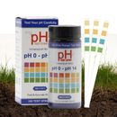 100pcs Professional 0-14 PH Test Strips Paper Kit For Testing Home Garden Soil