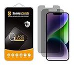 (2 Pack) Supershieldz (Privacy) Anti Spy Screen Protector Designed for iPhone 14 / iPhone 13 / iPhone 13 Pro (6.1 inch) Tempered Glass, Anti Scratch, Bubble Free