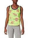 Zumba Women's Breathable Loose Mesh Fitness Athletic Workout Tank Tops Tanktops, Yellow Vibes, X-Small