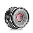 Meike 35mm f1.7 Large Aperture Manual Focus APSC Lens Compatible with Fujifilm X Mount Mirrorless Camera X-T3 X-H1 X-Pro2 X-E3 X-T1 X-T2 X-T4 X-T5 X-T10 X-T20 X-T200 X-A2 X-E2 X-E1 X30 X70 X-A1