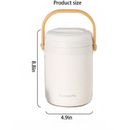 Prep & Savour Dangira Food Storage Container Stainless Steel in White | 8.8 H x 4.9 W x 4.9 D in | Wayfair BA4049C3B19B46A69E8BBB8D8312B5A8