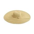 San Diego Hat Company Women's Ultrabraid Extra Large Brim Floppy With Spf Protection Sun Hat, Toast, One Size