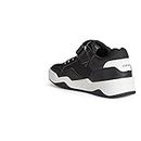 Geox Garçon J Perth Boy B Sneakers, Black/White, 40 EU
