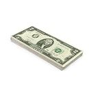 Scratch Cash Dólares - 100 x $ 2 Dollars (tamaño real), dinero para jugar, Props Money