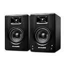 M-Audio Bx4 120-Watt Powered Rca, Auxiliary Studio Monitors / Desktop Computer Speakers For Music Production, Gaming, Live Streaming, And Podcasting (Pair)