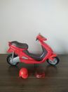 Barbie Red Moped Scooter with Lights Working - No sound