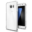 Vultic Clear Bumper Case for Samsung Galaxy S7 Edge, Shockproof [Reinforced Corners] TPU Crystal Lightweight Transparent Cover