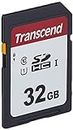 Transcend Highspeed 32GB SDHC Speicherkarte (für Digitalkameras / Photo Box / alltägliche Aufnahmen & Videos / Autoradio) Class 10, UHS-I U1 TS32GSDC300S-E (umweltfreundliche Verpackung)