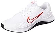 Nike Women's White/Picante Red-Black Running Shoes - 4 UK (6.5 US)