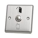 Anit-Rust Strong Metal Door Exit Push Button Switch Plate for Home Office Access Control System