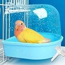 jovani Bird Bath for Cage, Pet Parrot Bathing tub for Inside cage with Free Water Dispenser Square & Round Bird Cage Universal Suitable for Small Pet Birds Lovebirds Budgies Canary Parakeet