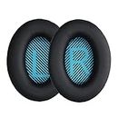 kwmobile Ear Pads Compatible with Bose Soundlink Around-Ear Wireless II Earpads - 2X Replacement for Headphones - Black
