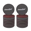 Ezprotekt 3.5 Inch Furniture Sliders 89 mm Round Felt Sliders Moving Furniture Gliders Pads for Hardwood Floors Protection and All Hard Surfaces,16 PCS Brown