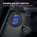 4 Ports USB Super Fast Car Chargers Adapters For iPhone phone V8J4 Cell S6V7