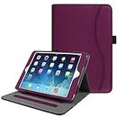 Fintie Case for iPad Mini/Mini 2 / Mini 3 [Corner Protection] - [Multi-Angle Viewing] Folio Smart Stand Protective Cover with Pocket, Auto Sleep/Wake for iPad Mini 1 / Mini 2 / Mini 3, Purple
