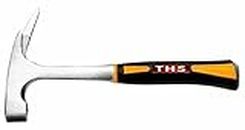 THS 21Ounce One-piece Polished, Finish Carbon Steel Fiberglass Handle Roofing Hammer | Carpenter Hammer |Framing Hammer | Shock Proof Hammer