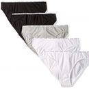 Calvin Klein Women's 5 Cotton Stretch Logo Bikini Panties - Black