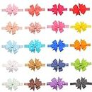 Camidy 20pcs Baby Girls Bows Headbands Elastic Hairbands Hair Accessories for Newborns Infants Toddlers and