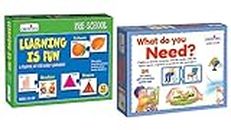 Creative's What Do You Need & Learning is Fun Combo Pack Sets of 2 Box | Special & Different Educational Game | Matching Card Game | Learning with Fun Puzzle | Gift Pack for 3 & Up Kids