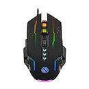 ENTWINO D7 LED Backlight 6 Button USB Gaming Mouse with 3200DPI, Ergonomic Design for Laptop & PC