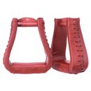 Cosmetic Seconds**  Oversized Leather Covered Western Stirrups Equine