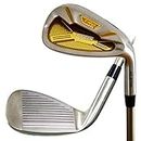 Japan Pron Iron Mens Single Golf Club,Chrome Finish,TRG22 Model,Matrix Stain Steel,No.9, 38 Degree,Senior Flex,Graphite Shaft,Grip Mid,Plus Length