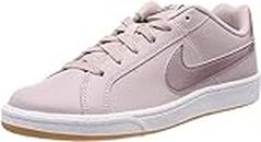 NIKE Women's Low-Top Sneakers Gymnastics Shoes, Pink Particle Rose Smokey Mauve Gum Lt Brown 600, 8