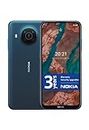 Nokia X20 Android Smartphone 2021 (Official Australian Version) 5G Mobile Phone , 2-Day Battery, Large HD+ Screen and Quad Camera with ZEISS Optics 6/128GB Nordic Blue