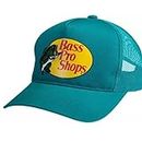 Bass Original Pro Trucker Hat (Navy), Aqua, One Size