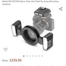 Meike MK-MT24S Macro Twin Lite Flash withTrigger For Sony A7 A7R A7RII A9 A7III