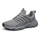 Vibdiv Running Shoes Men Sneakers Sports Shoes Walking Jogging Fitness Training Gym Dark Gray 11.5