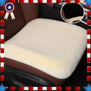 Universal Faux Sheepskin Car Front Seat Covers Seat Cushion Pad Wool Soft Winter