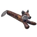 Lesser & Pavey Fox Draught Excluder for Door & Window | Weighted Animal Air Door Draught | Stop Decorative Wind Stopper Snake, Noise, Blocker for Bottom
