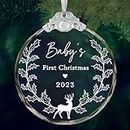 Babys First Christmas Ornament 2023 - Babys First Christmas Tree - Baby Girl, Baby Boy First Christmas Ornament - Baby 1st Christmas Ornament 2023, My First Christmas Baby Ornament, Pregnancy, Newborn