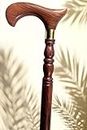 Cosy Tossy Wooden Walking Stick Beautiful Design/Women/Old People 37 Inches Natural Wood Walking Stick, Standard