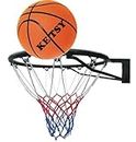 KETSY Basket Ball Ring with Net and Basketball Size 5 for Home/Professional Use