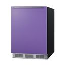 Summit Appliance 5.1 cu. ft. Freestanding Mini Fridge w/ Freezer Metal in Indigo | 32.13 H x 23.63 W x 24.5 D in | Wayfair BRF631BKPADA