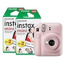 Fujifilm Instax Mini 12 Instant Camera with 40 Shot Film Pack - Blossom Pink