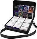 2000+ Card Game Case Holder Compatible with Cards Against Humanity/for Magic The Gathering Board Game Cards & Expansions, C.A.H/MTG/Deck Box for Yugioh (Black)
