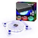 WOWLED Wireless IR Remote Control 24 Keys PS4 Cooling Fan RGB USB LED Cooler Thermal Fan Pad Stand for PC Case CPU Cooler Computer Gaming PS4 Playstation 4 Consoles Laptop Notebook Xbox One Radiators
