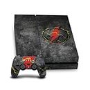 Head Case Designs Officially Licensed The Flash 2023 Batman Flash Logo Graphic Art Vinyl Sticker Gaming Skin Decal Compatible With Sony PlayStation 4 PS4 Console and DualShock 4 Controller Bundle