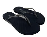 Old Navy Flip Flop Black Glitter Sandals for Women Summer 737433-10-1